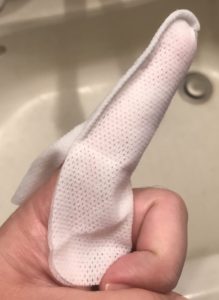 無印良品 指型歯みがきシート